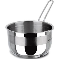 Steelpan 12 CM | Sauspan 0,75 Liter + Gratis Schuurspons | 18/10 Chroomnikkel RVS |