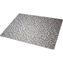 4x Polyline Placemat Dijon Silver - 30x43cm - onderlegger - tafeldecoratie - tafel dekken