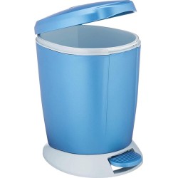 Afvalemmer, Rond, 6 liter, Blauw - Simplehuman