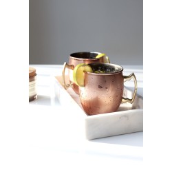 MiMa Amsterdam - cocktail glas - copper mug - set van 2