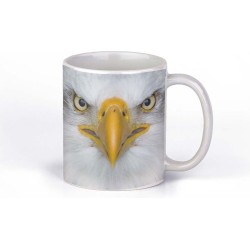 Mok met close-up van Amerikaanse Zeearend - koffie mok - Adelaar - Vogel - dichtbij portret, koffiemok met bedrukking