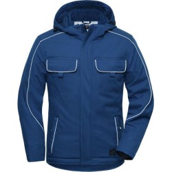 James & Nicholson Solid softshell winterjack JN886 - Korenblauw - XXL