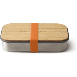 Black+Blum Bam Lunchbox - RVS - Oranje