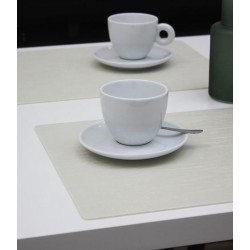 4x Polyline Placemat Forest White - 30x43cm - onderlegger - tafeldecoratie - tafel dekken