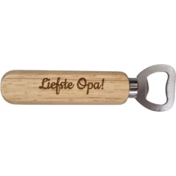 LBM flesopener voor Opa - Opener - hout 9 x 3 cm