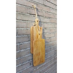 Set van 2 Snijplanken / Tapasplanken - Mangohout - 35 x 15 cm