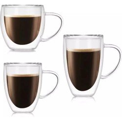 Dubbelwandige Thee/koffieglazen - 4 stuks - Dubbelwandig - 150ml - Espresso - Koud/Warm - Luxe