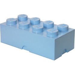 Lego - Opbergbox - Brick 8 - Rechthoek - 12 liter - Stapelbaar - Kunststof - Blauw