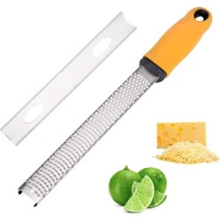 Kitchen&Home RVS Rasp - Kaas & Groente rasp - Geel