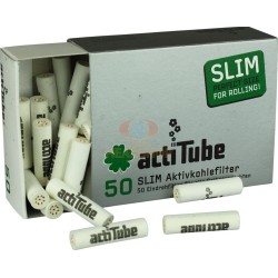 Actitube active carbon slim filters 50 pc.s per box x 2 boxes