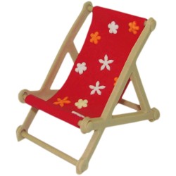 JEM Deck Chair - uitsteekvorm voor 1 strandstoel in 3 delen - taartdecoratie topper