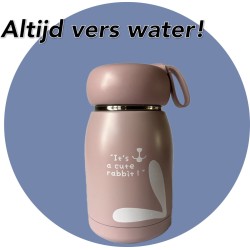 Afecto islolatiefles voor kinderen - waterfles isolerend - RVS thermosfles voor kinderen voor warme en/of koud dranken - 320ml