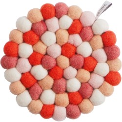 bolletjes-onderzetter trivet rond kleur reef van Aveva