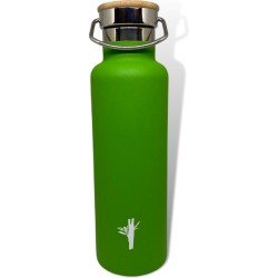 CustomBoo Thermosfles – Thermoskan – Thermosbeker groen – Thermosbeker koffie – Thermosflessen bamboe