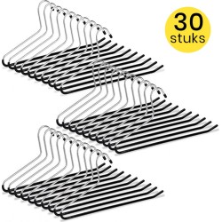 Life’s Green Broekhangers met antislip – Kledinghangers – Klerenhangers – Broek en Rok Houder - Set van 30 stuks