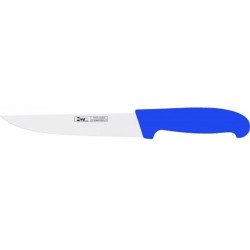 IVO Slagersmes uitbeenmes - fileermes 13cm met blauw ergonomisch handvat