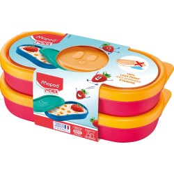 Maped Picnik Kids Karakter snackbox - set van 2 - rood/geel