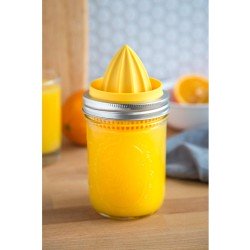 Jar Ware Citruspers - Voor Mason Jars - Herbruikbare & Universele - Geel