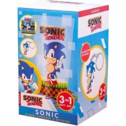 Sonic The Hedgehog 3in1 Gift Set