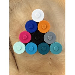 TasteDrops - aroma pod case houder - te gebruiken voor het opbergen van Air up pods - turquoise met logo - geschikt voor Air up drinkfles pods - magnetisch stapelbaar -