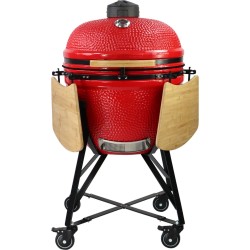 Kamado Grill Big 25Inch Red Fonteyn