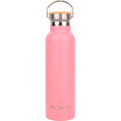 MontiiCo Original thermosfles - dubbelwandig RVS - 600ml - Strawberry roze