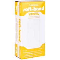 Soft-Hand Vinyl poedervrij handschoenen, maat XS, 100 stuks