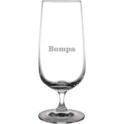 Bierglas op voet gegraveerd - 41cl - Bompa