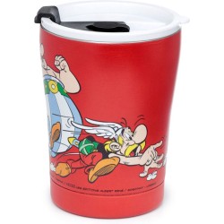 Asterix & Obelix Rood RVS Heet & Koud Thermosbeker - 300ml