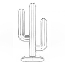 Pt,(Present Time) Cactus - Koffiecapsule houder - IJzer - 20,5 x 40 cm - Chrome