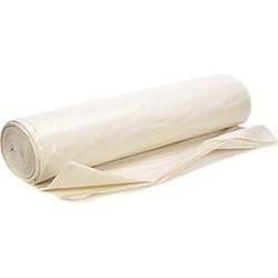 Vuilniszak / Afvalzak LDPE Wit 95x110cm T70 155 liter 100 stuks ( 10 rol a 10 stuks )