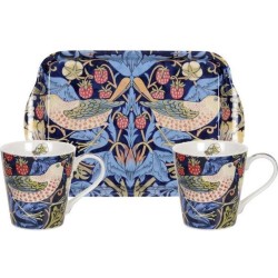 Pimpernel - Set van twee bekers met dienblad - William Morris