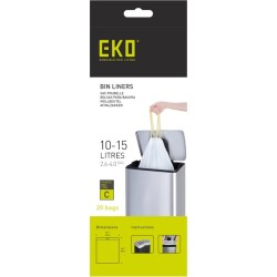 EKO afvalzakken type C 10-15 liter - 1 Rol x 20 zakken