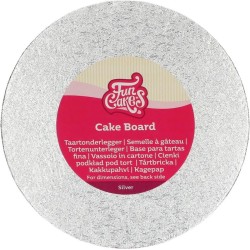 FunCakes - Cake Board - Rond - Ø17,5 cm - Zilver