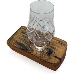 Glencairn en Darach Whiskyglashouder met 1 Glencairn CUT Whiskyglas - De beste match uit Schotland