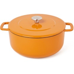 Combekk Sous Chef gietijzeren braadpan - 24cm - oranje