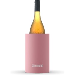 Coolenator champagnekoeler - Pastel Roze - wijnkoeler - flessenkoeler - met vrieselement