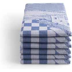 iBella Living Oerhollands theedoek - 6-pack - Molen - 65 x 65 cm