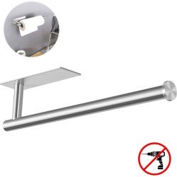 Keukenrolhouder Hangend Keuken Accessoires Keukenpapier Houder Zilver RVS