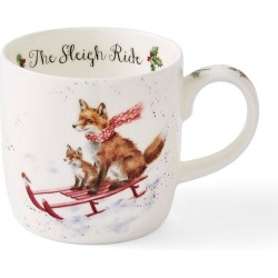 Wrendale Designs - Mok - The Sleigh Ride / Vos