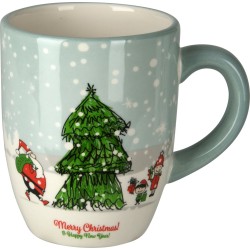 Koffie en Theemokset Kerst 450ML - Kerstthema - 6 Mokken