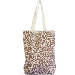 Canvas tas - 10 stuks - Luipaard print - 38 x 42 x 10 cm - Canvas shopper - Canvas schoudertas