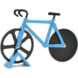 HMerch™ Pizzasnijder Fiets - Blauw - Pizzaroller - Racefiets - Pizza Snijder / Mes - Kerstcadeau / Sinterklaascadeau