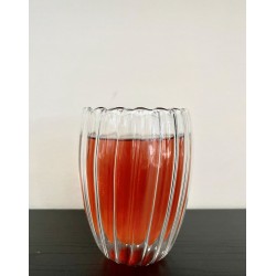 6 dubbelwandige theeglazen - koken & tafelen - theeglas - koffieglazen - dubbelwandig - 350 ml - ribbel design - eetsmaakvol.nl