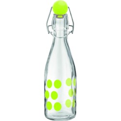 Dot Dot Waterfles - Glas - 1 l - Groen