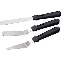 Kitchen Craft Palet-Glaceermes Spatula Set van 3