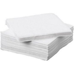 Servetten - Wit - 1-laags - 33 x 33 cm - 500 stuks