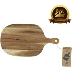 Borrelplank Hout - Tapasplank - 32x18cm - Kaasplank - Snijplank Hout - Serveerplank - Hapjes Schaal- Cadeau Man - Cadeau Vrouw - Cadeau Mama- Verjaardag cadeau Vriendin - Cadeau Moederdag Vaderdag