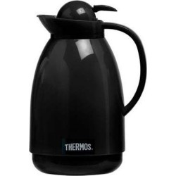 Thermos Black Push Schenkkan - 1L - Zwart