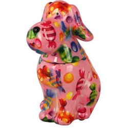 Pomme pidou Hond Toby | Voorraadpot | Medium | Strawberry Tutti Frutti